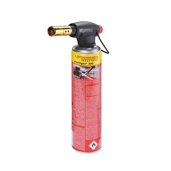 فندک اتمی تورچ ®Rofire Piezo همراه با کپسول جوشکاری مولتی گاز 300 روتنبرگر آلمان