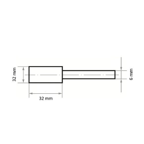 سنگ فرز انگشتی استوانه 32.32 لوکاس
